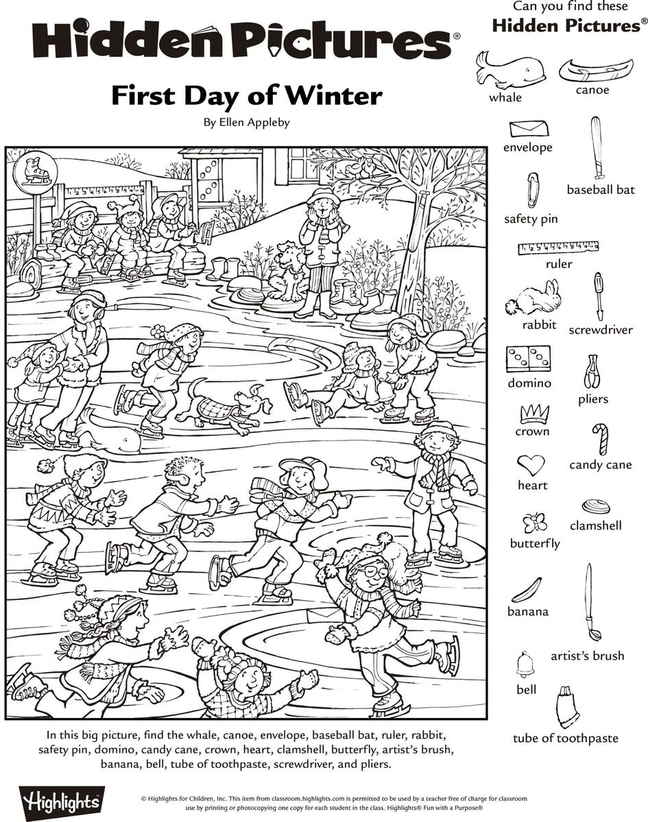 Highlights Hidden Pictures Printable Pdf Customize And Print 43E