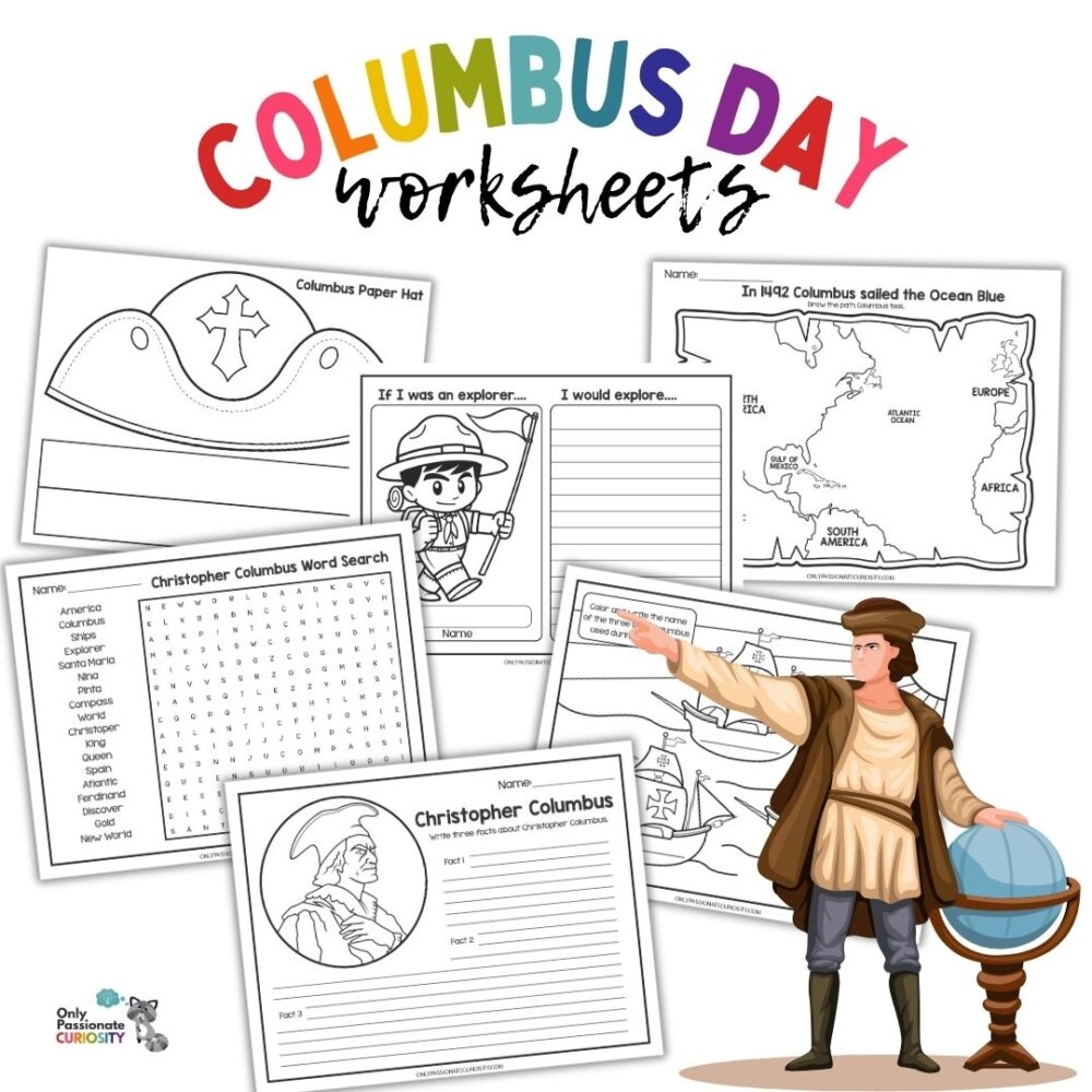 Christopher Columbus Worksheets Mamas Learning Corner