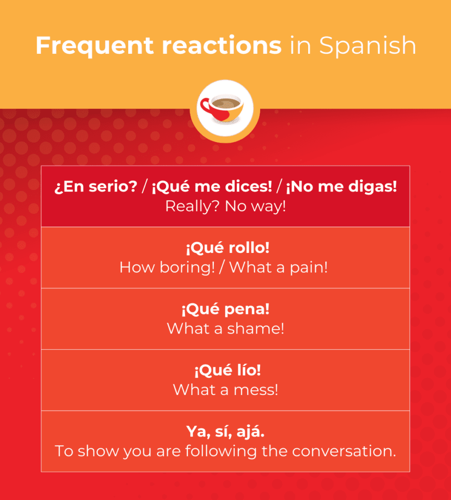 How To React Like A Native Speaker Spanish Filler Words 50 Simple Spanish Questions To Ask In A Conversation And How To Answer