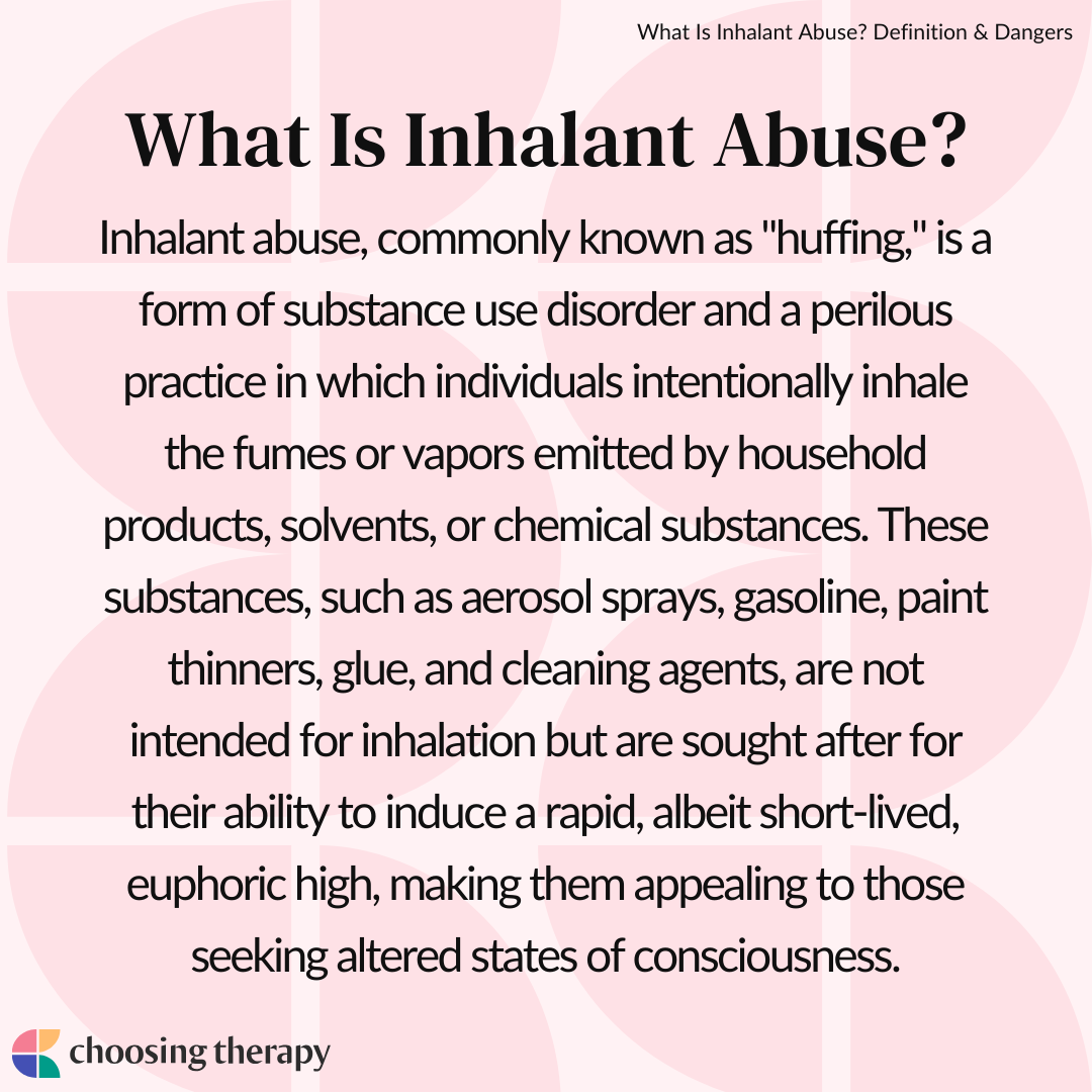 Inhalant Addiction Types Signs Treatment Resources And Prevention Guidelines The Nestled Recovery Center