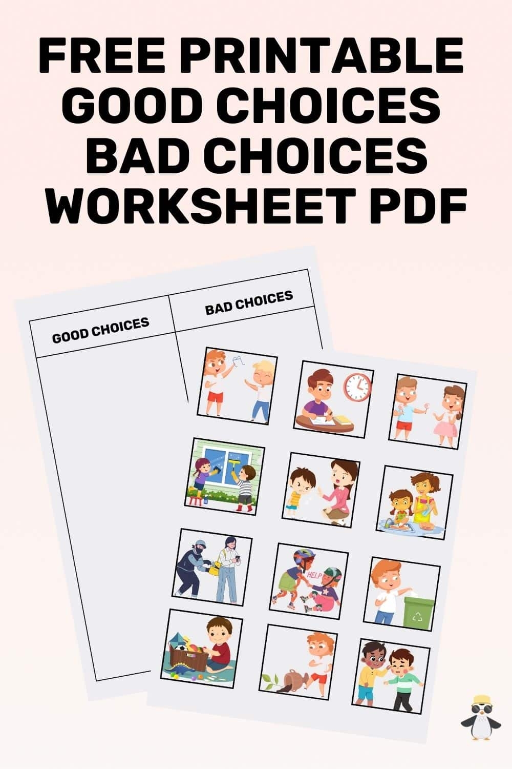 Good Vs Bad Behavior Activities BUNDLE Cards Worksheets Booklet Made By Teachers