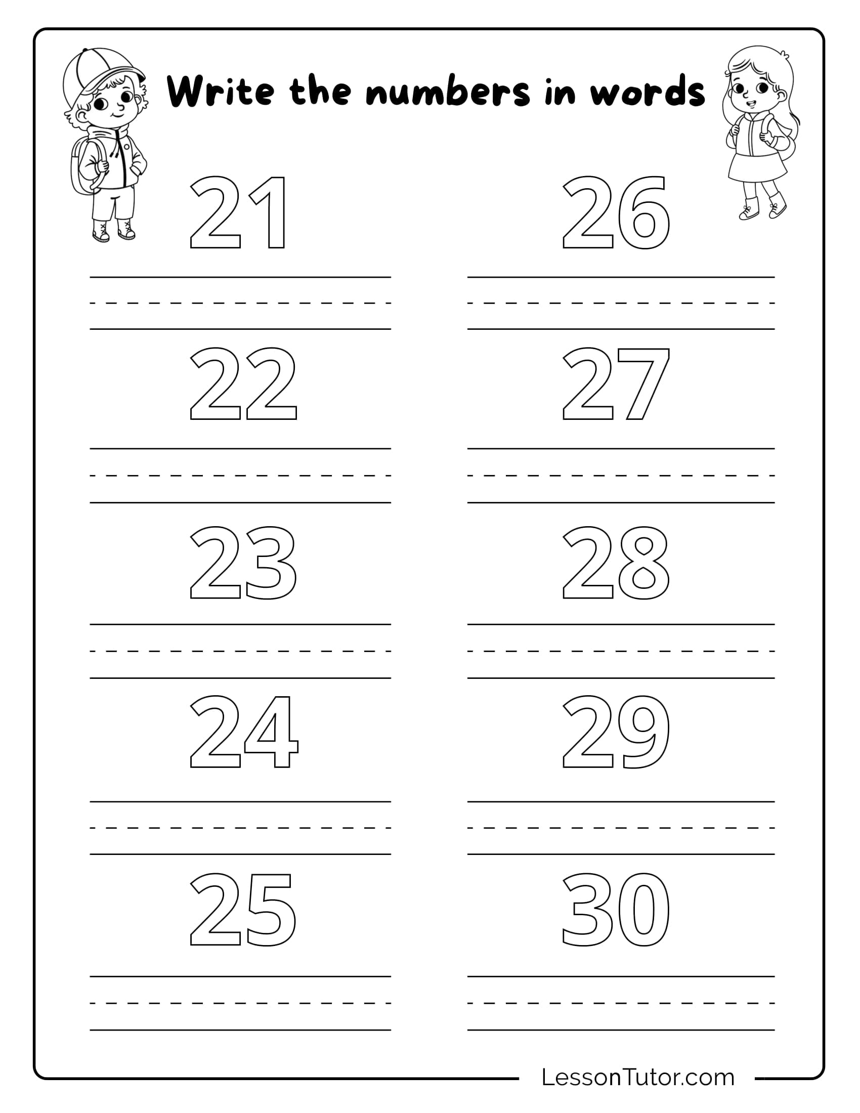 Kindergarten Numbers In Words 1 30 Worksheets Free Coloring Pages PDF Printables And Worksheets Lesson Tutor Kindergarten Numbers In Words 1 30 Worksheets Free Coloring Pages PDF Printables And Worksheets Lesson Tutor