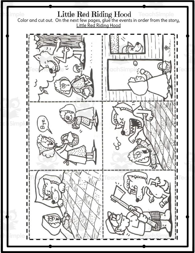 Little Red Riding Hood Sequence Events Activity By Teach Simple