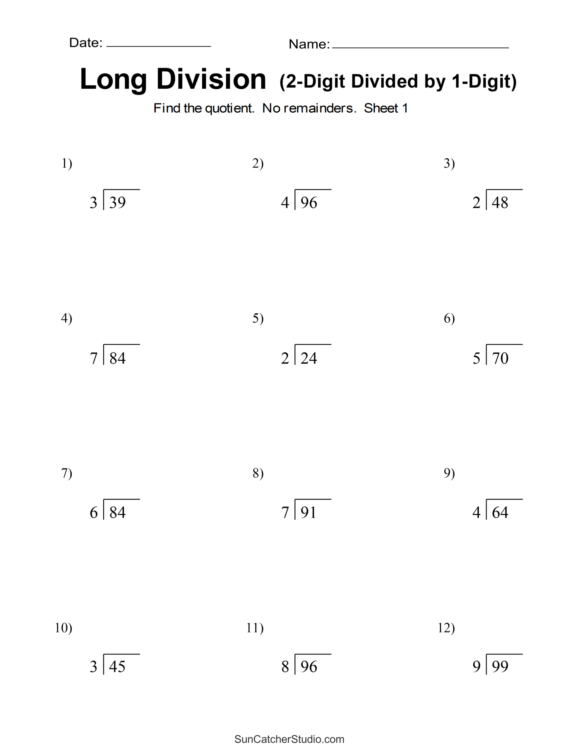 Long Division Worksheets Problems Printable Math Drills Free Printables Lettering SVG Files Tools Apps Division Worksheets Problems Free Printable Math Drills Free Printables Lettering SVG Files Tools Apps