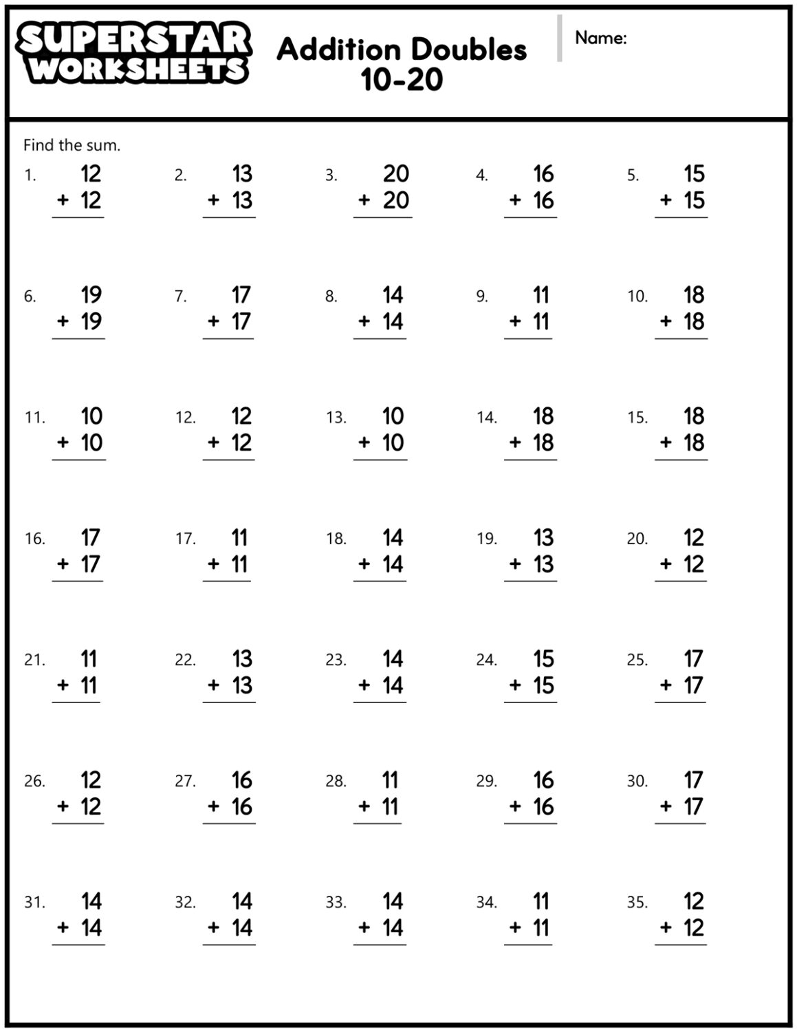 Free Printable Multiplication Worksheet For Third Grade