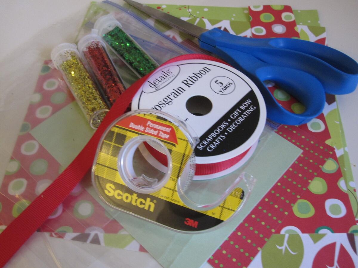 Mess Free Glitter Ornament