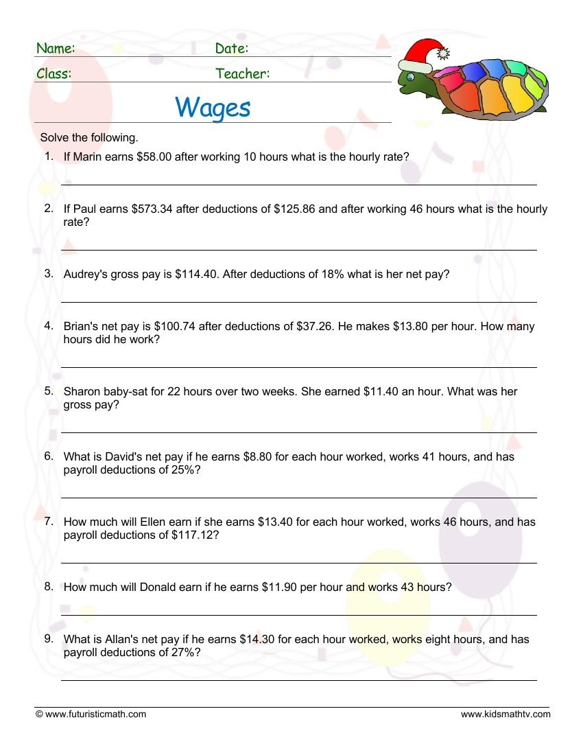 Money And Consumer Math Worksheets Pdf Math Champions