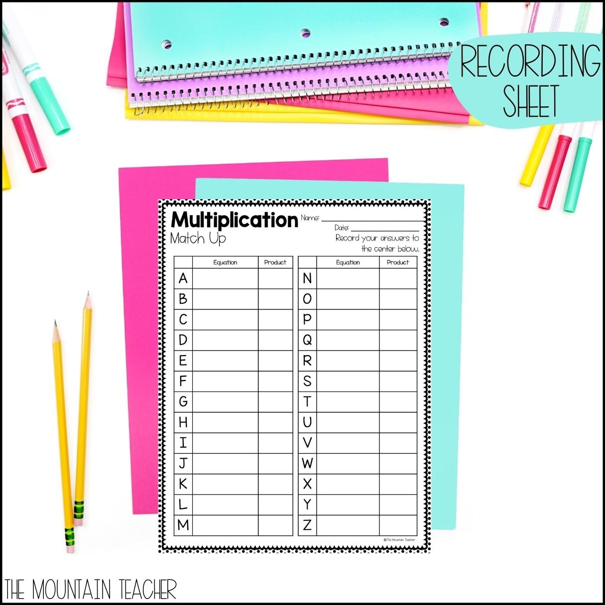 Multiplication Fluency Games 2nd Or 3rd Grade Multiply Math Fact Games The Mountain Teacher