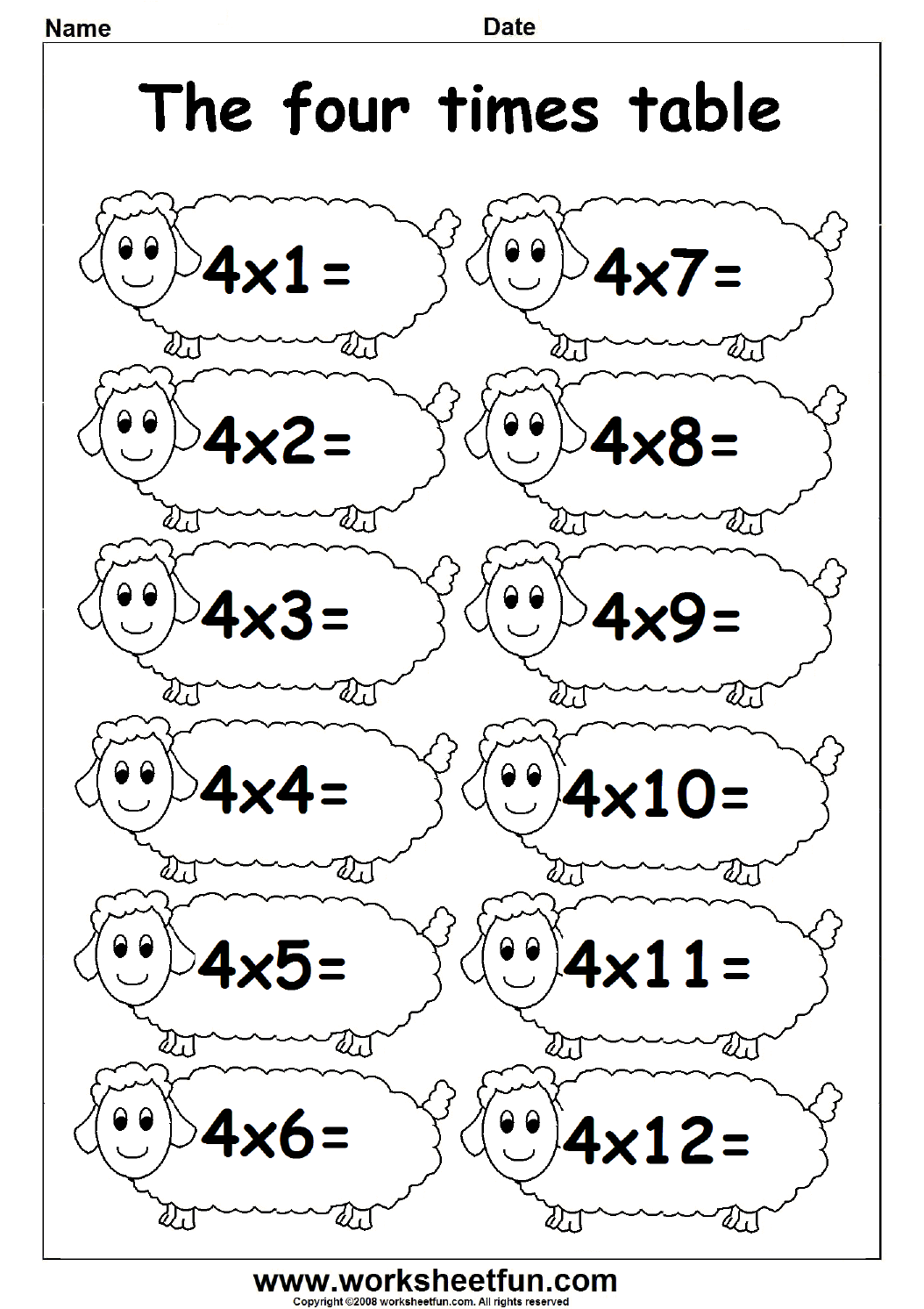 Multiplication Worksheets Free Printables Teach Prints
