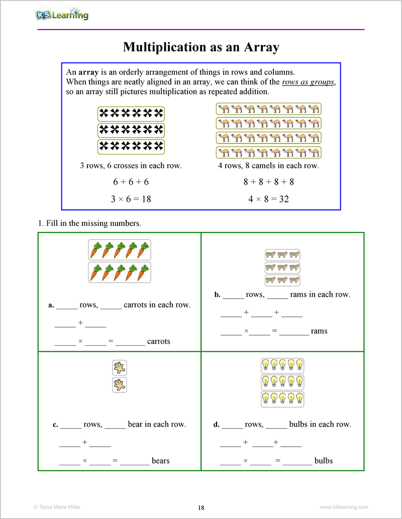 Grade 3 Multiplication Worksheets Free Printables Math Worksheets Worksheets Library