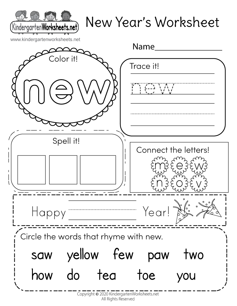 New Year S Worksheet Free Printable Digital PDF New Year S Worksheet Free Printable Digital PDF