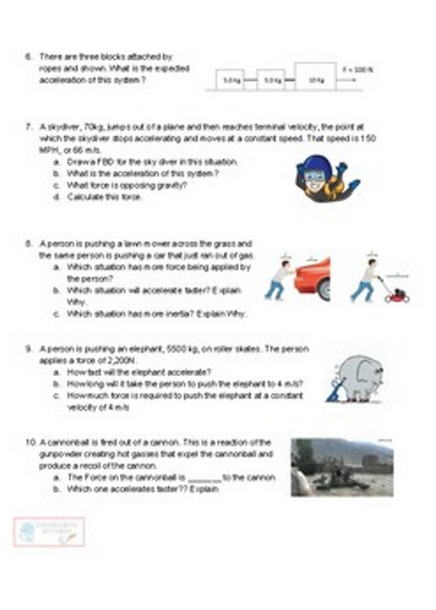 Newtons 2nd Law Of Motion Worksheets No Friction 44 OFF Worksheets Library Newtons 2nd Law Of Motion Worksheets No Friction 44 OFF Worksheets Library