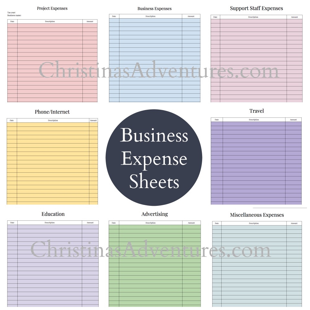 Organize Small Business Taxes plus Free Printables Christina Maria Blog