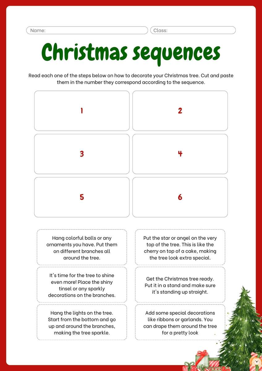 Page 10 Free Editable Christmas Worksheet Templates Canva