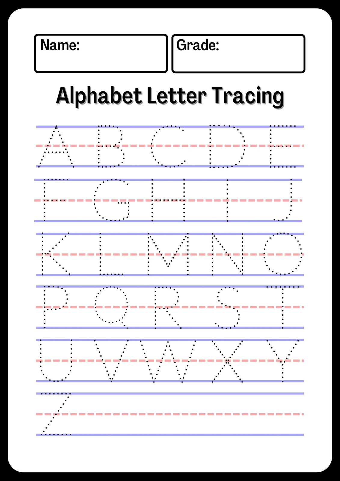 Page 5 Free Custom Printable Handwriting Worksheet Templates Canva Page 5 Free Custom Printable Handwriting Worksheet Templates Canva