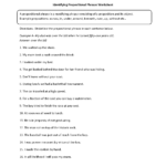Parts Of A Sentence Worksheets Prepositional Phrase Worksheets