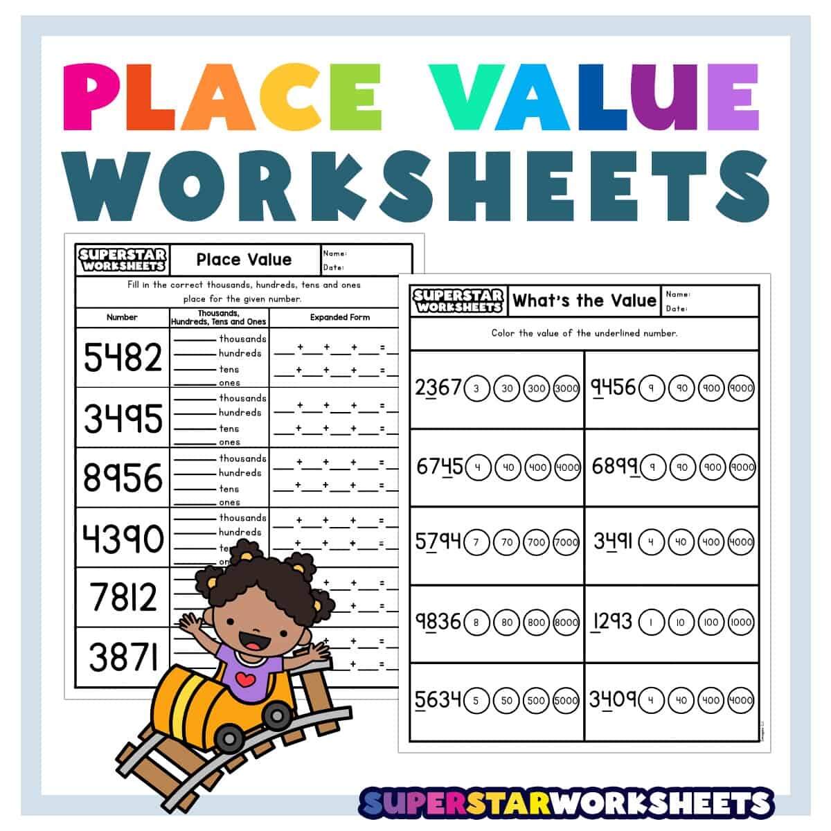 Place Value Worksheets Superstar Worksheets