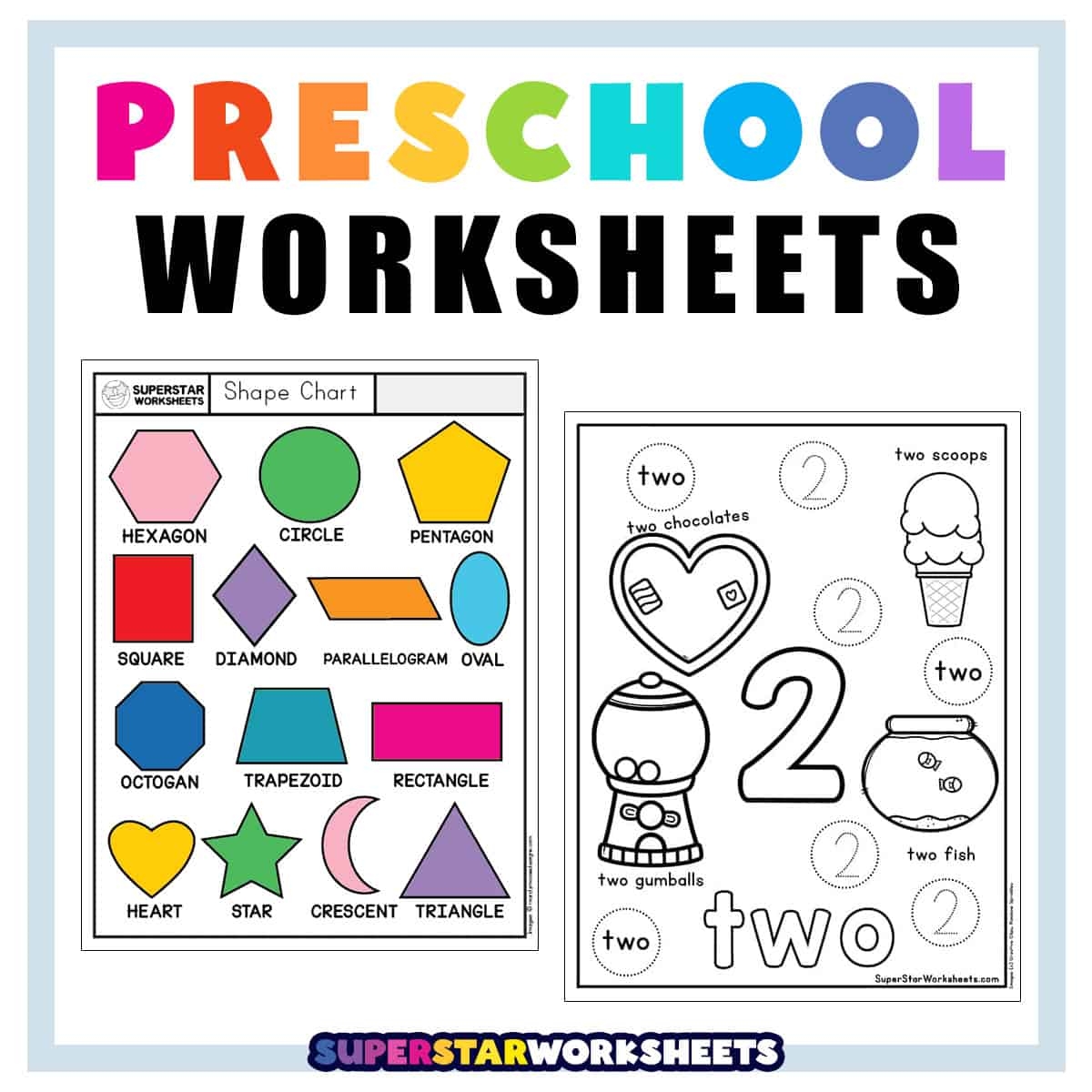 Free Preschool Printables Number 2 Jennibeemine