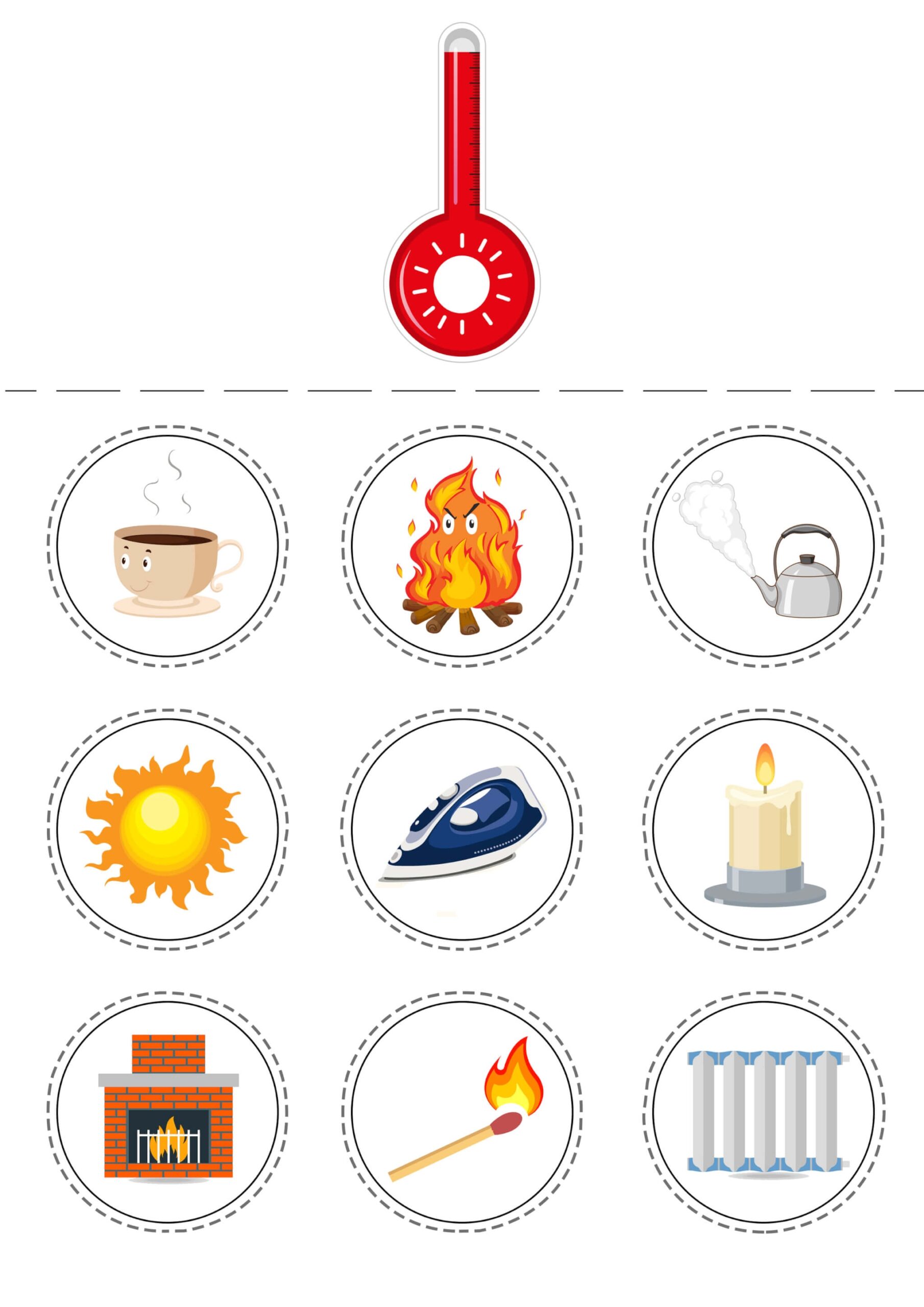 Printable Educational Activity For Kids Hot Or Cold Printable Educational Activity For Kids Hot Or Cold