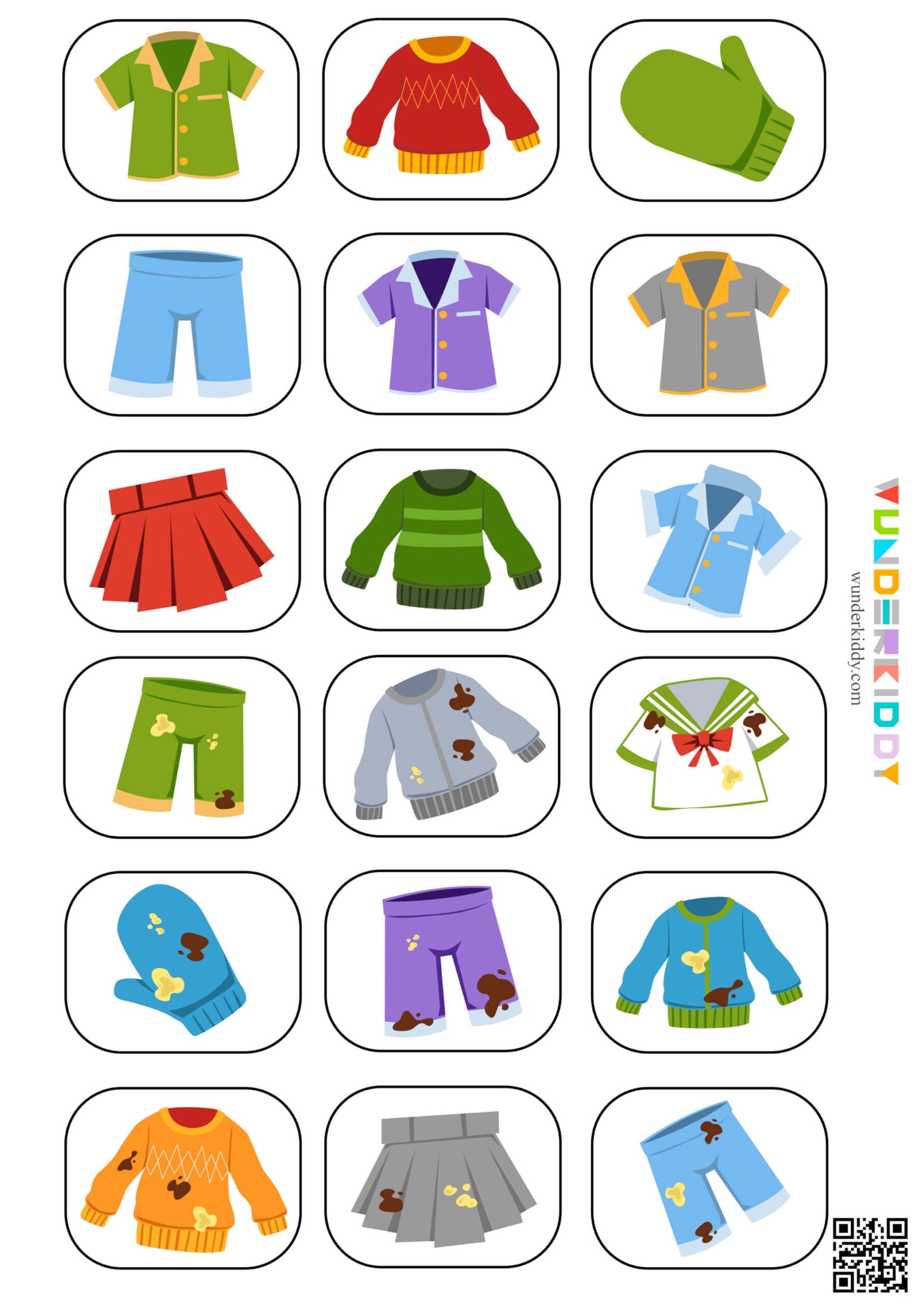 Printable Sorting Laundry Worksheets PDF For Toddlers Printable Sorting Laundry Worksheets PDF For Toddlers