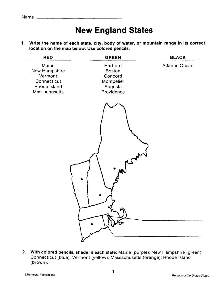 REGIONS OF THE U S Map Geography Made By Teachers REGIONS OF THE U S Map Geography Made By Teachers