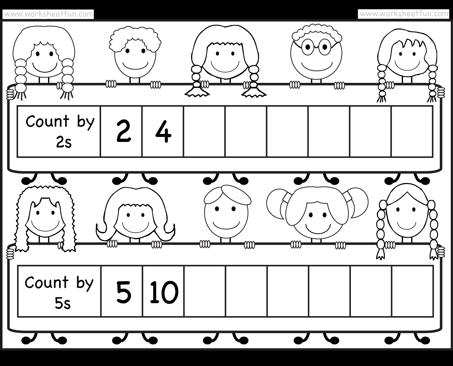 Skip Counting By 2 And 5 Worksheet FREE Printable Worksheets Worksheetfun