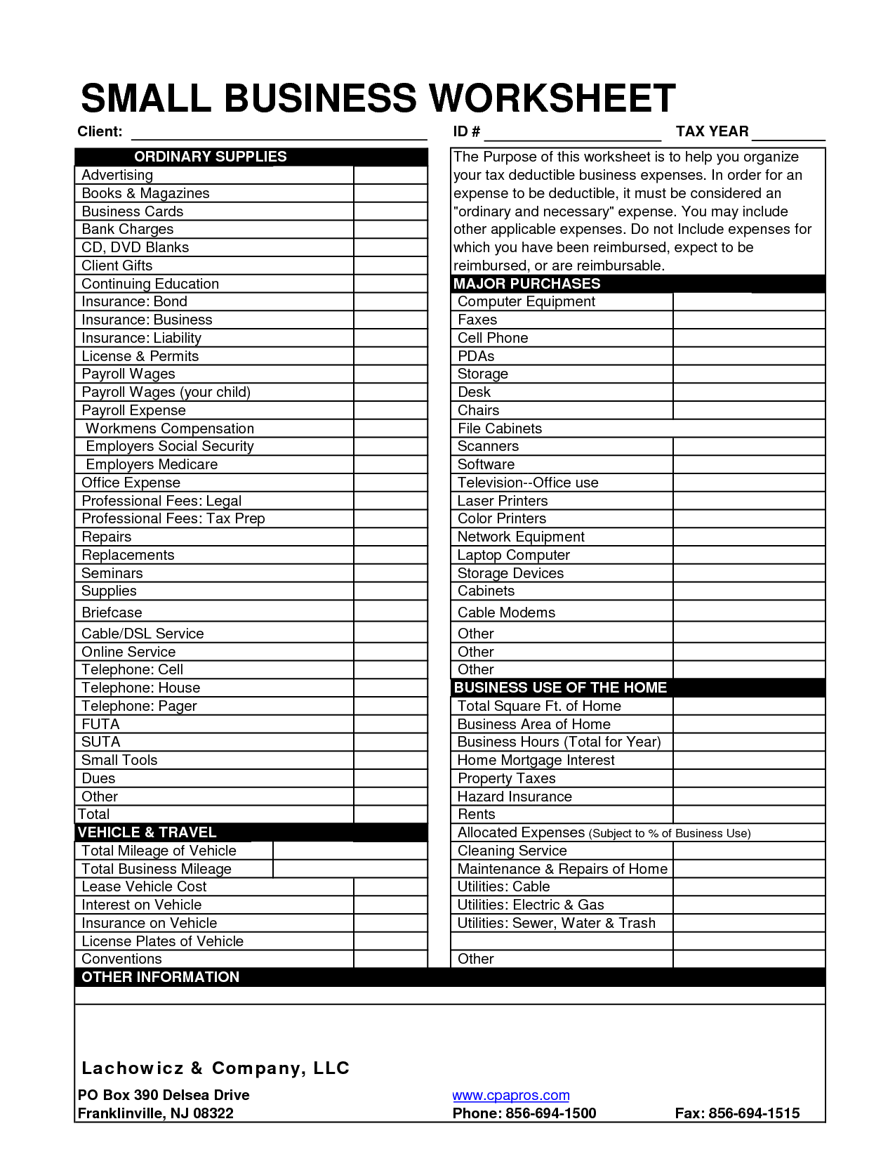 Small Business Tax Spreadsheet Business Worksheet Business Tax Worksheets Library Small Business Tax Spreadsheet Business Worksheet Business Tax Worksheets Library