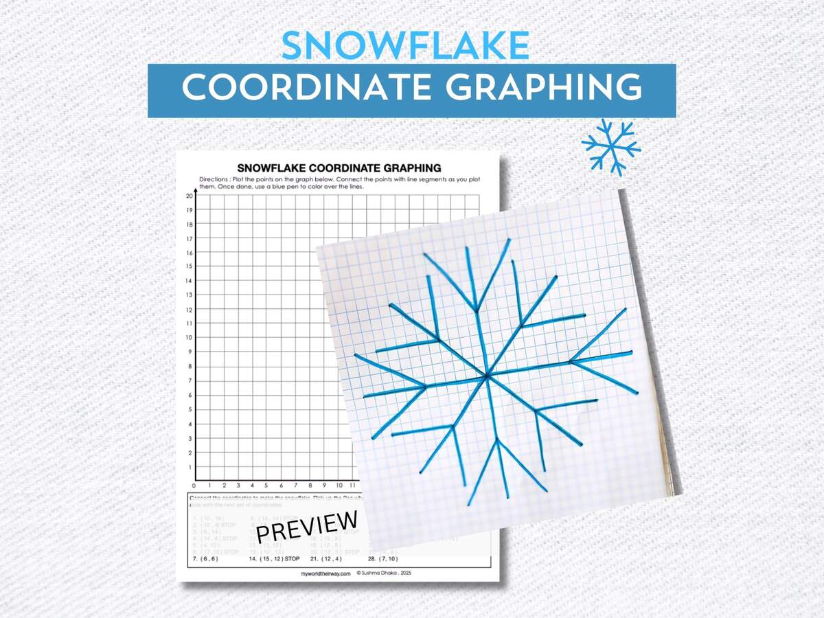 Snowflake Graph Etsy