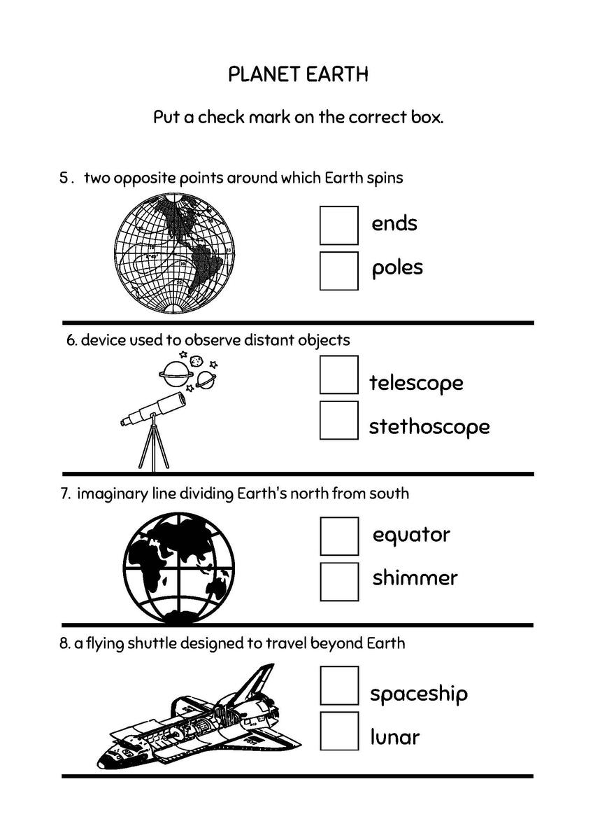 4th Grade Water Worksheets Printable