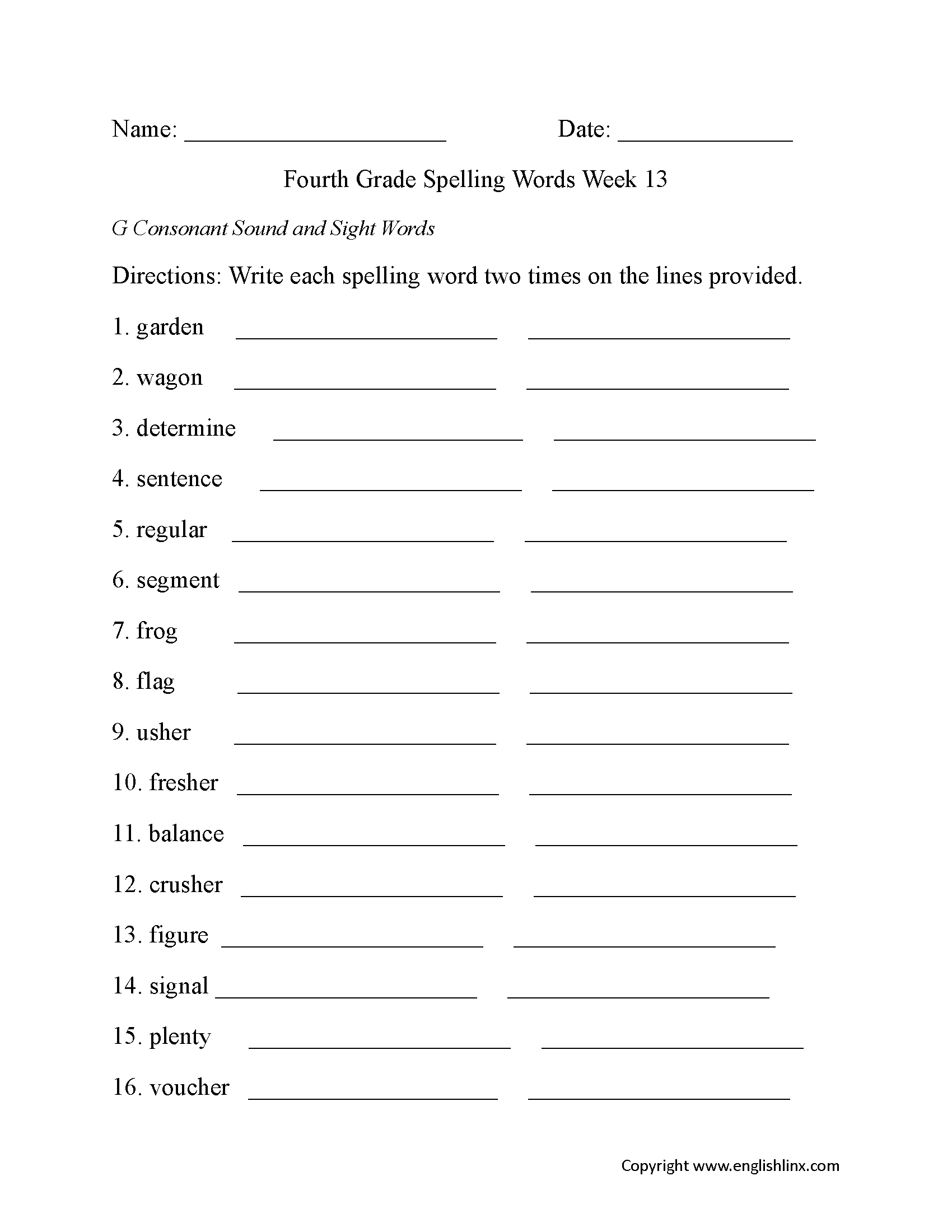 17 Sixth Grade Spelling Words Worksheets Free PDF At Worksheeto