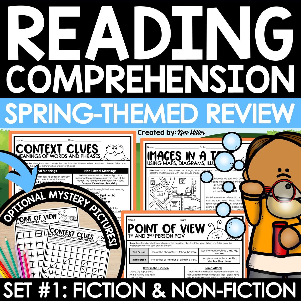 Spring Activities Reading Comprehension Passages And Questions 3rd 4th Grade A Love Of Teaching Kim Miller Spring Activities Reading Comprehension Passages And Questions 3rd 4th Grade A Love Of Teaching Kim Miller