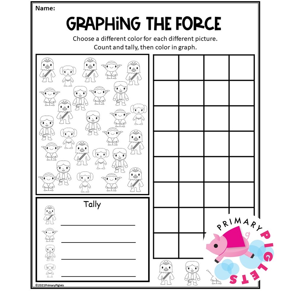 Star Wars Graphing Worksheets Made By Teachers FREE FREE Printable Star Wars Multiples Worksheet