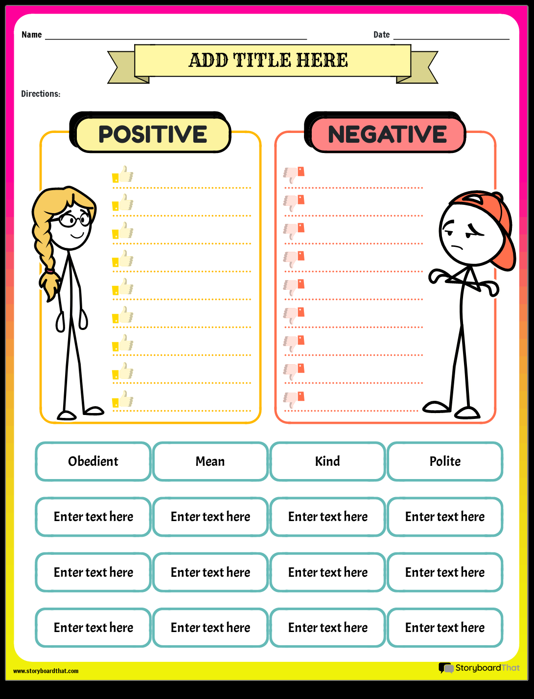 2nd Grade Character Traits Worksheets Printable
