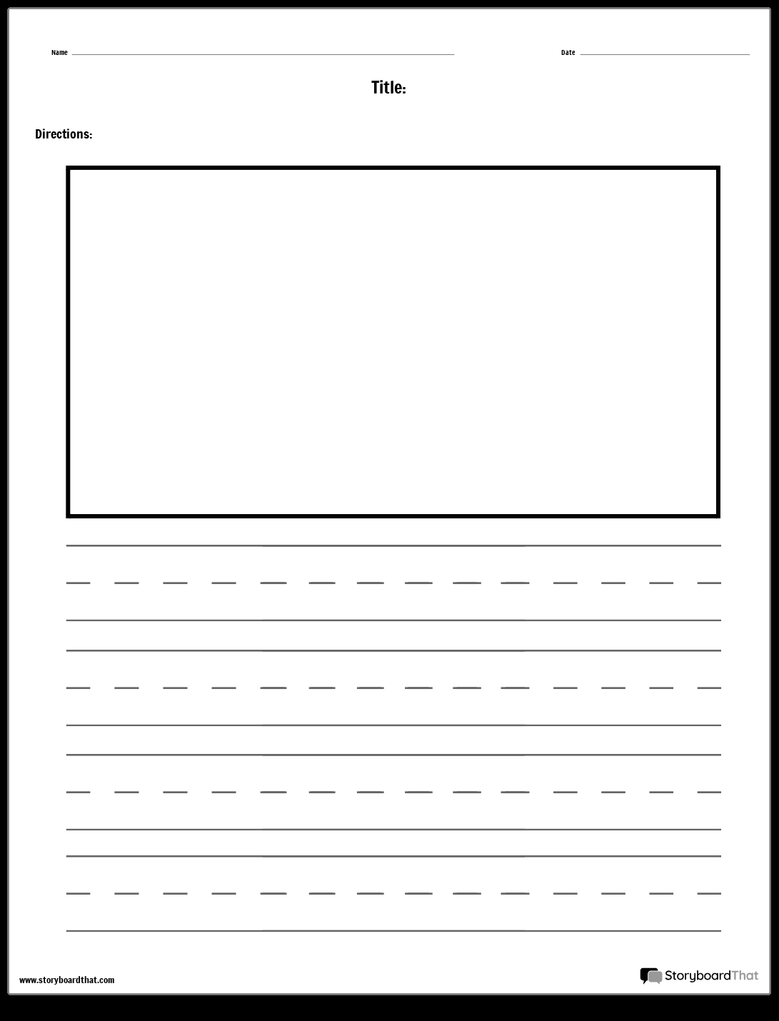 Storyboard That Free Handwriting Worksheet Templates Storyboard That Free Handwriting Worksheet Templates