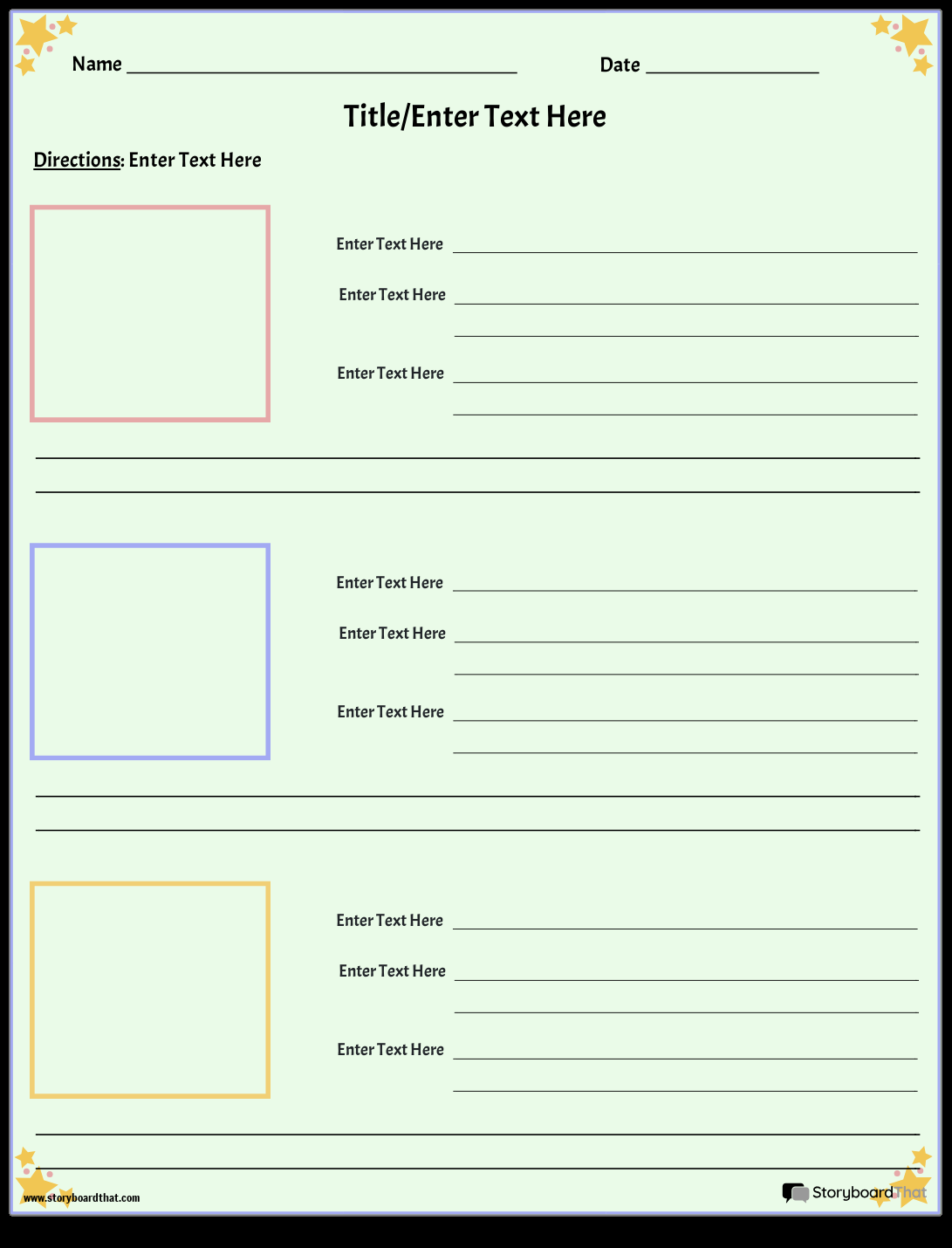 Storyboard That Free Setting Map Worksheets For Education