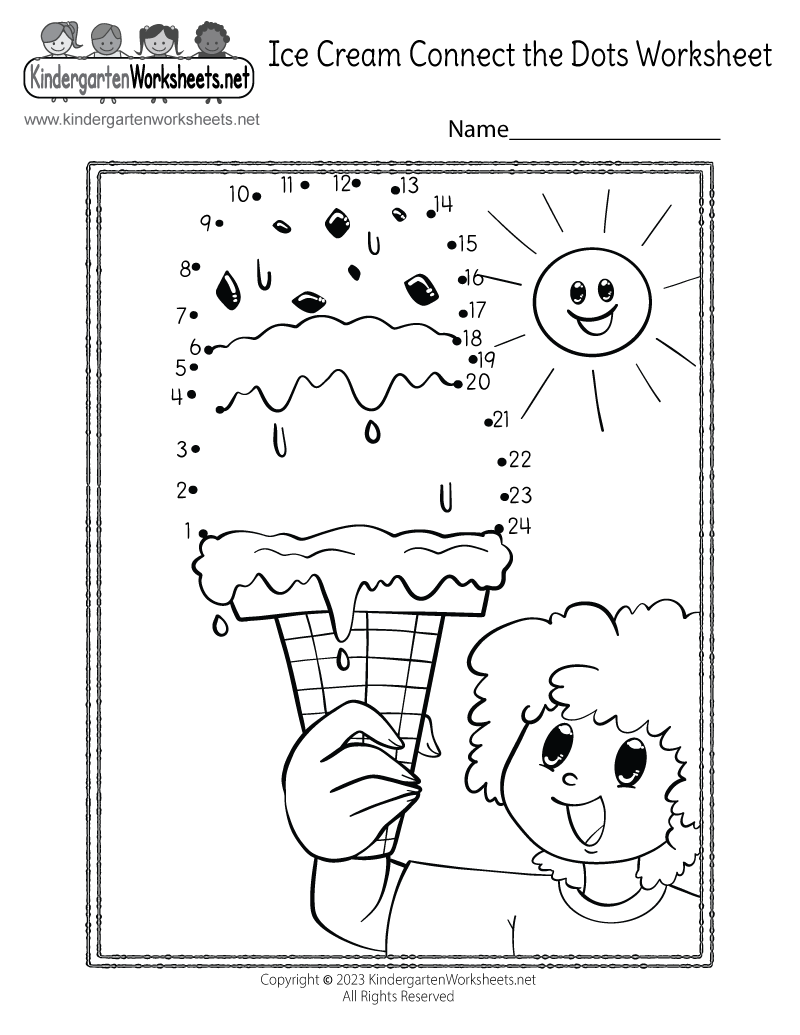 Dinosaur Connect The Dots Worksheet Free Printable Digital PDF