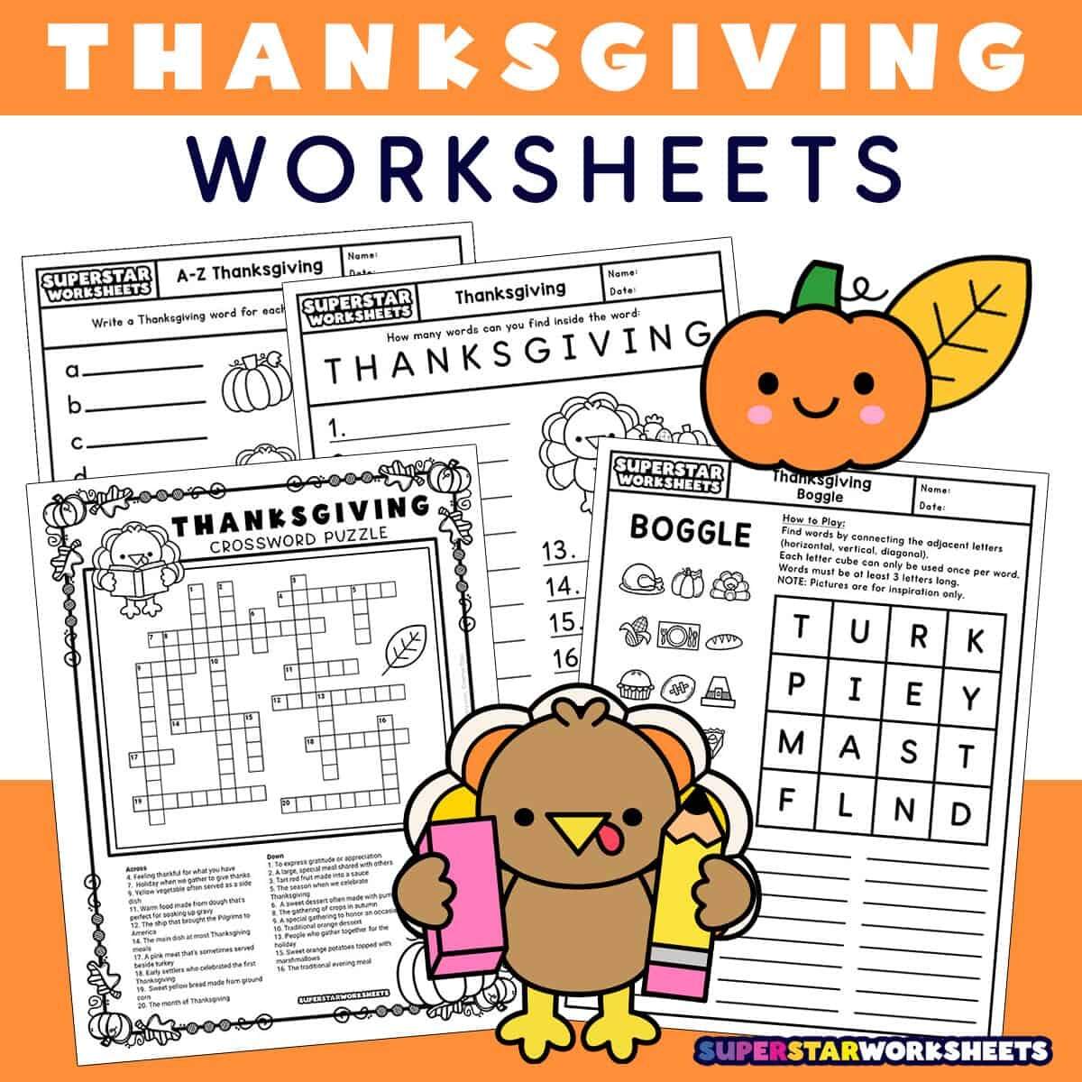 Thanksgiving Worksheets Free Printables Superstar Worksheets FREE Thanksgiving Worksheets PDF Leap Of Faith Crafting
