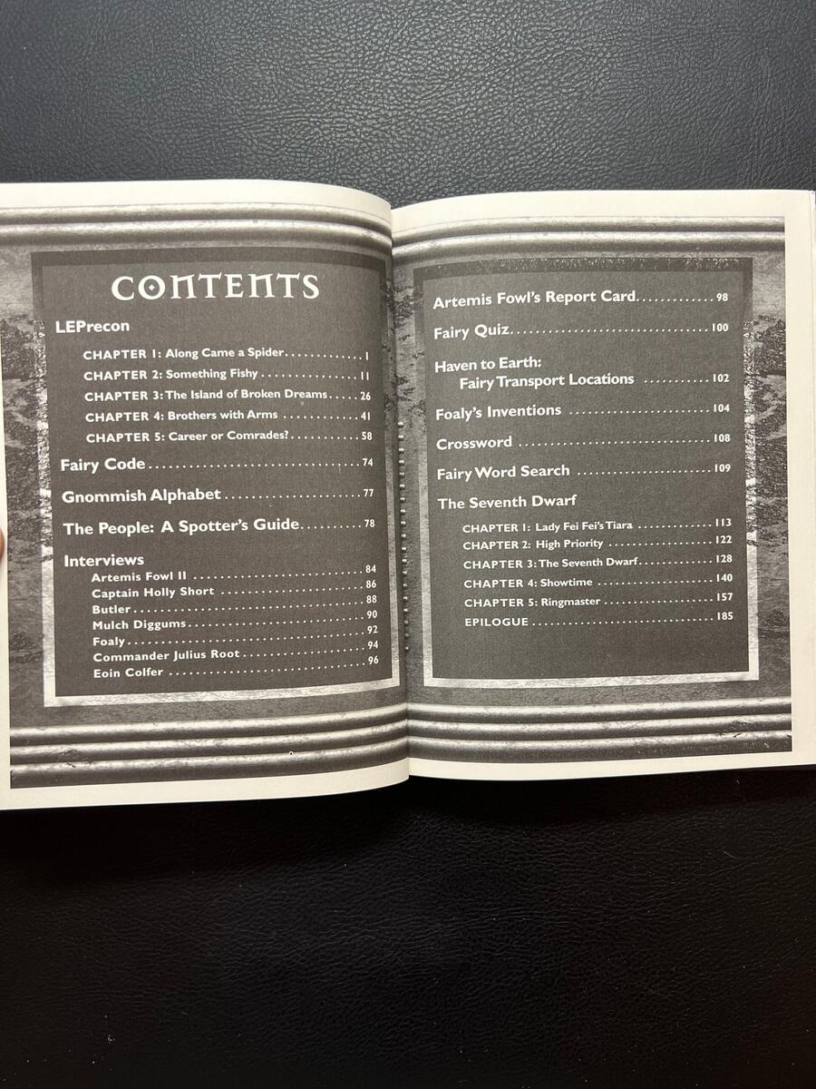 The Artemis Fowl Files By Eoin Colfer First American Edition copyright 2004 Etsy