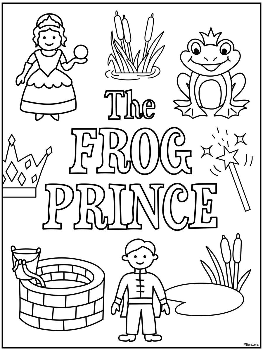 The Frog Prince Activity Pack Homeschool Printables Digital Download Etsy