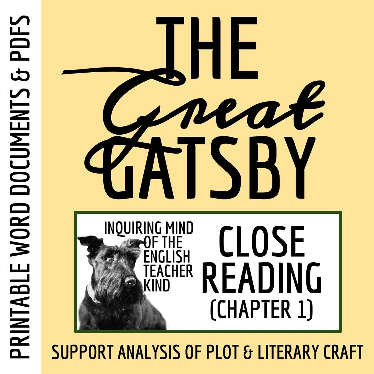The Great Gatsby Chapter 1 Close Reading Inference Worksheet For High School Made By Teachers