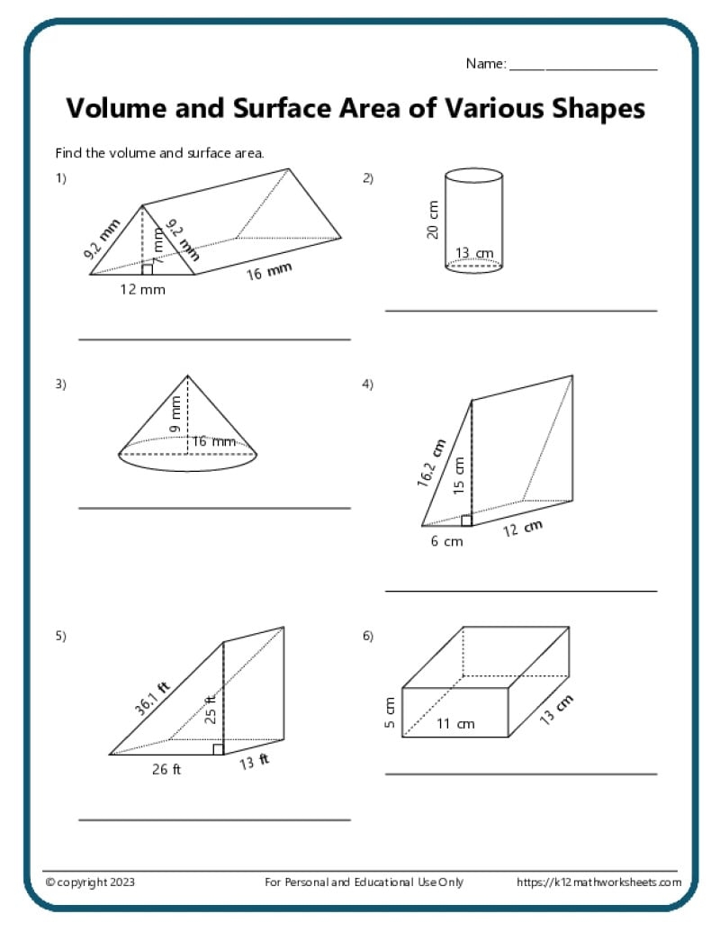 Area And Perimeter Of Rectangle