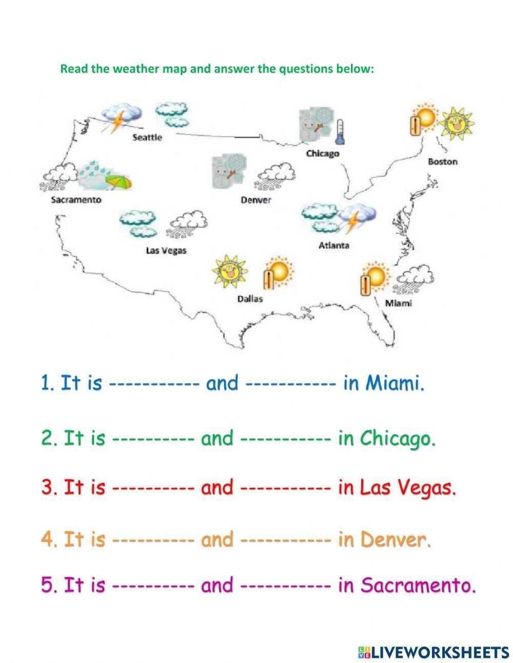 Weather Map Worksheet Worksheets Library Free Weather Worksheets For Kids Storyboard That