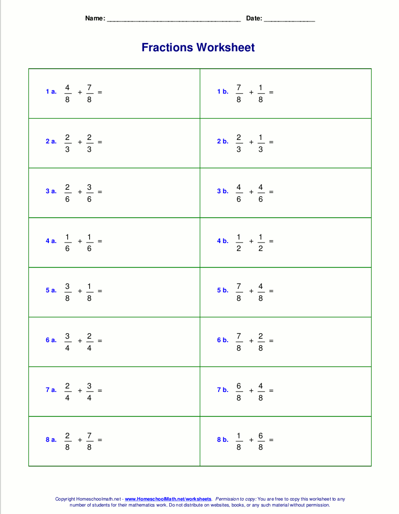 Worksheets For Fraction Addition Worksheet On Word Problems On Fractions Fraction Word Problems Ans