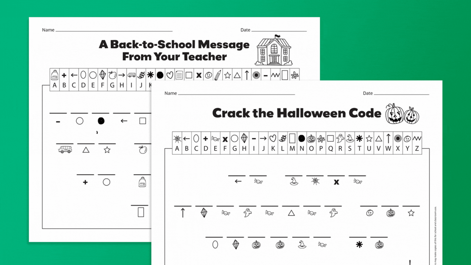 FREE Printable Secret Code For Kids Printable Worksheet